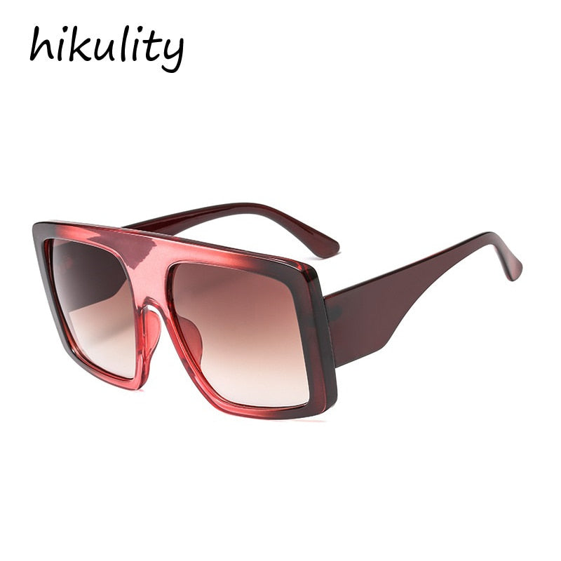 wholesale oversize one piece square women sunglasses 2020 new fashion vintage big shield sun glasses men hip hop gradient shades