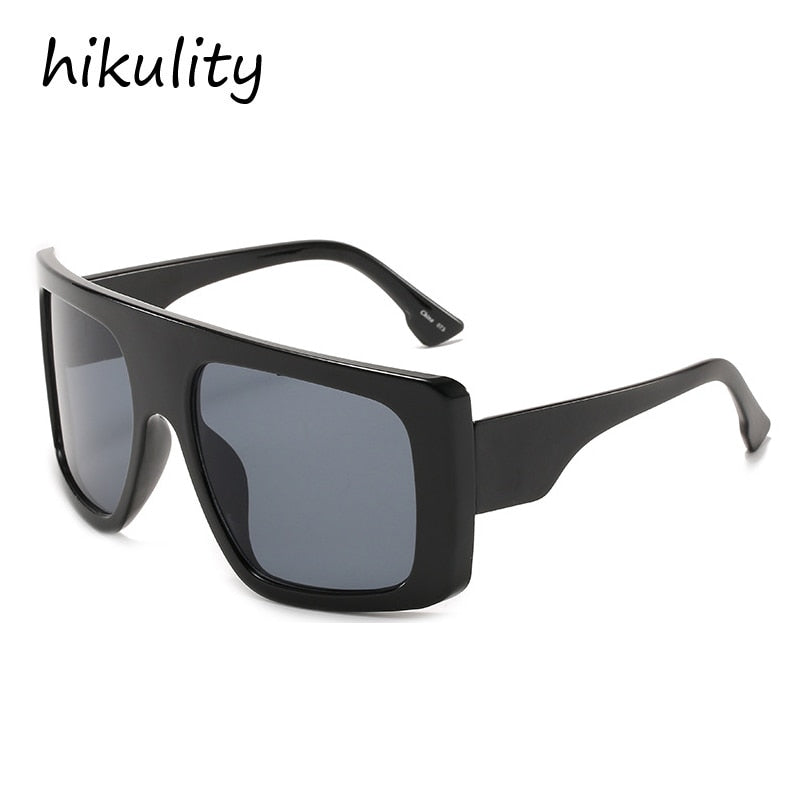 wholesale oversize one piece square women sunglasses 2020 new fashion vintage big shield sun glasses men hip hop gradient shades