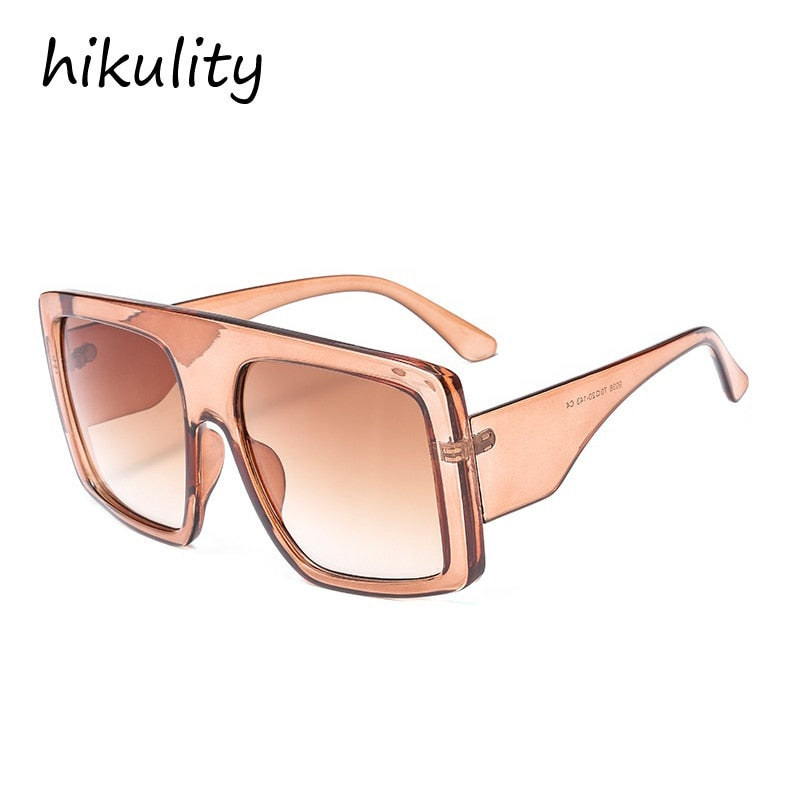 wholesale oversize one piece square women sunglasses 2020 new fashion vintage big shield sun glasses men hip hop gradient shades