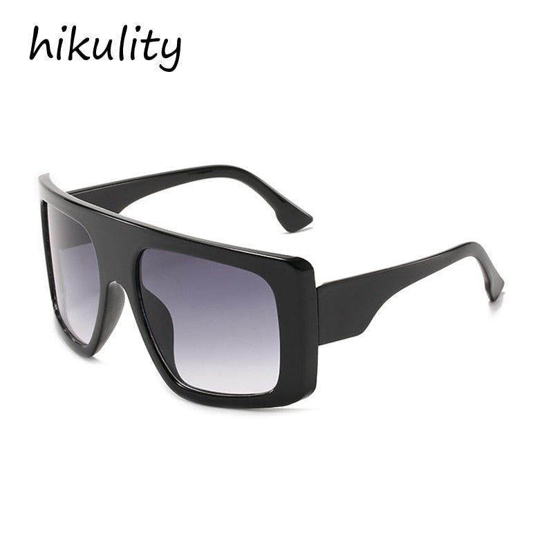 wholesale oversize one piece square women sunglasses 2020 new fashion vintage big shield sun glasses men hip hop gradient shades
