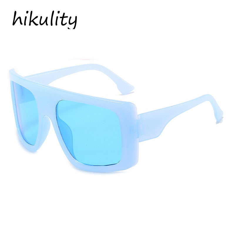 wholesale oversize one piece square women sunglasses 2020 new fashion vintage big shield sun glasses men hip hop gradient shades