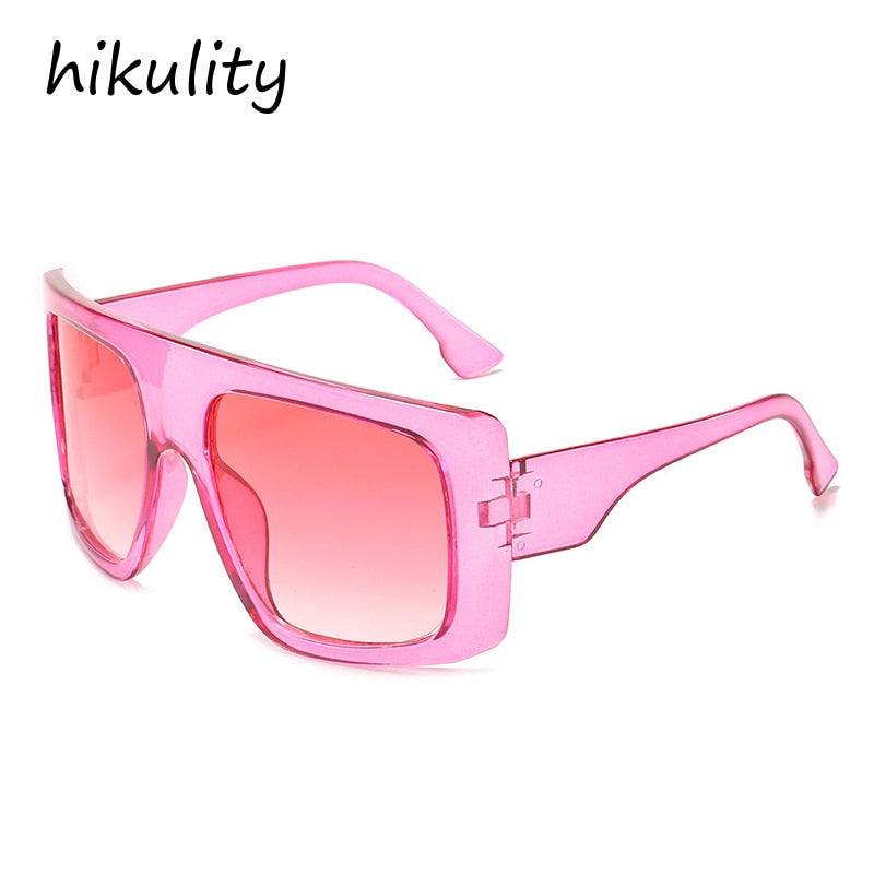 wholesale oversize one piece square women sunglasses 2020 new fashion vintage big shield sun glasses men hip hop gradient shades