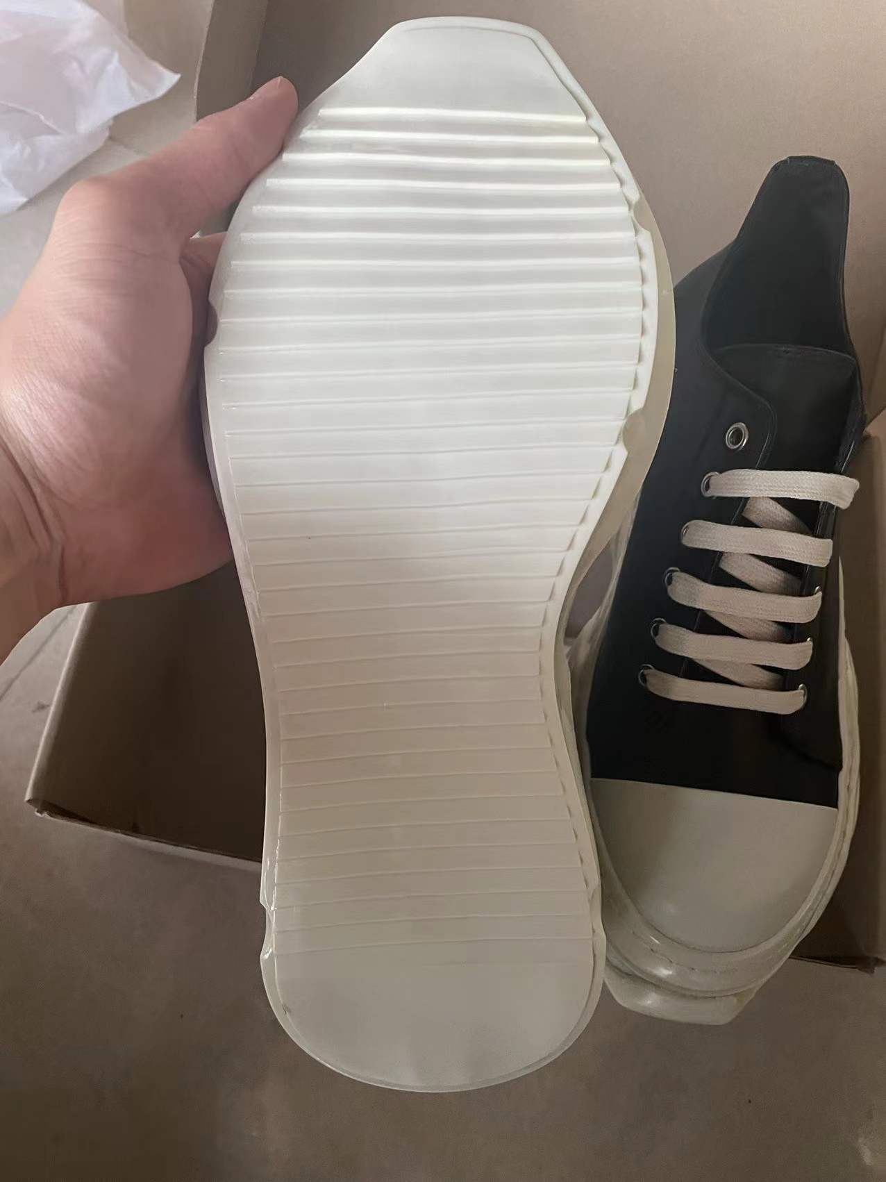 Rick Hip Hop Brand Fashion Thick Bottom Men's Sneakers Owens Men's Casual Shoes Women's Sports Shoes Women's Sneakers Y2k