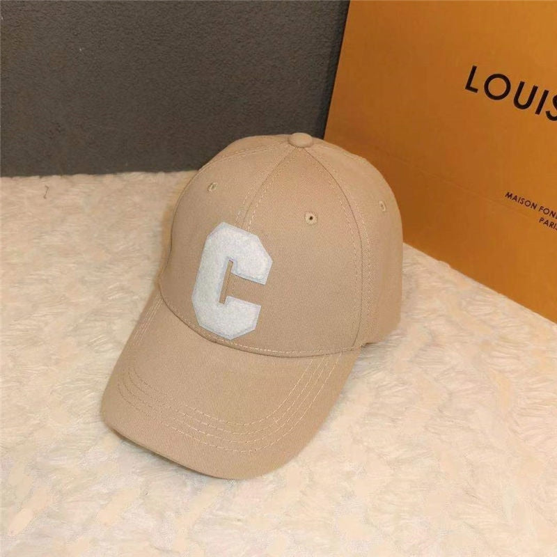 Baseball Cap Hip Hop Street Solid C Letter Adjustable Hat For Men Blue White Trucker Caps Outdoor Sport Dancer Hat