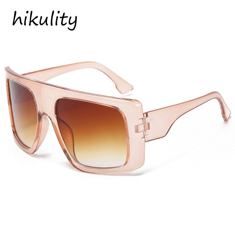 wholesale oversize one piece square women sunglasses 2020 new fashion vintage big shield sun glasses men hip hop gradient shades