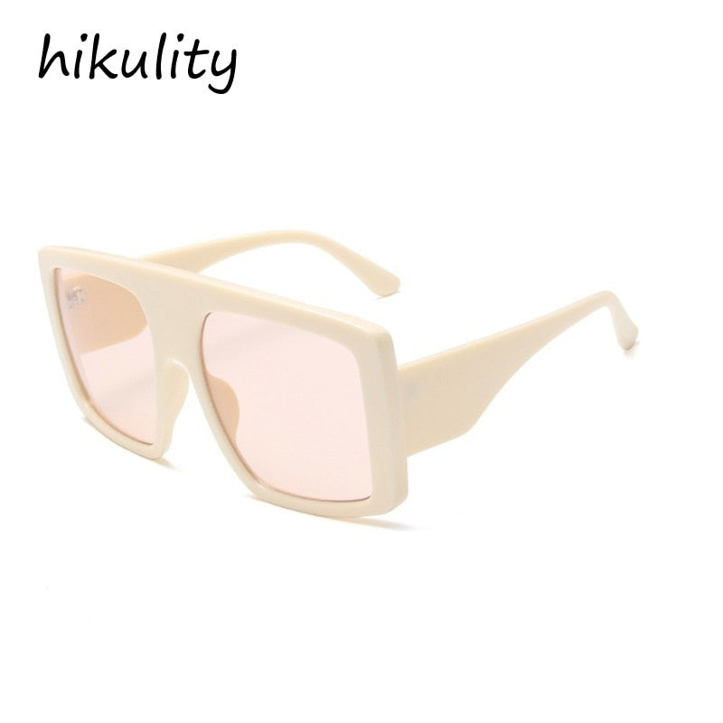 wholesale oversize one piece square women sunglasses 2020 new fashion vintage big shield sun glasses men hip hop gradient shades