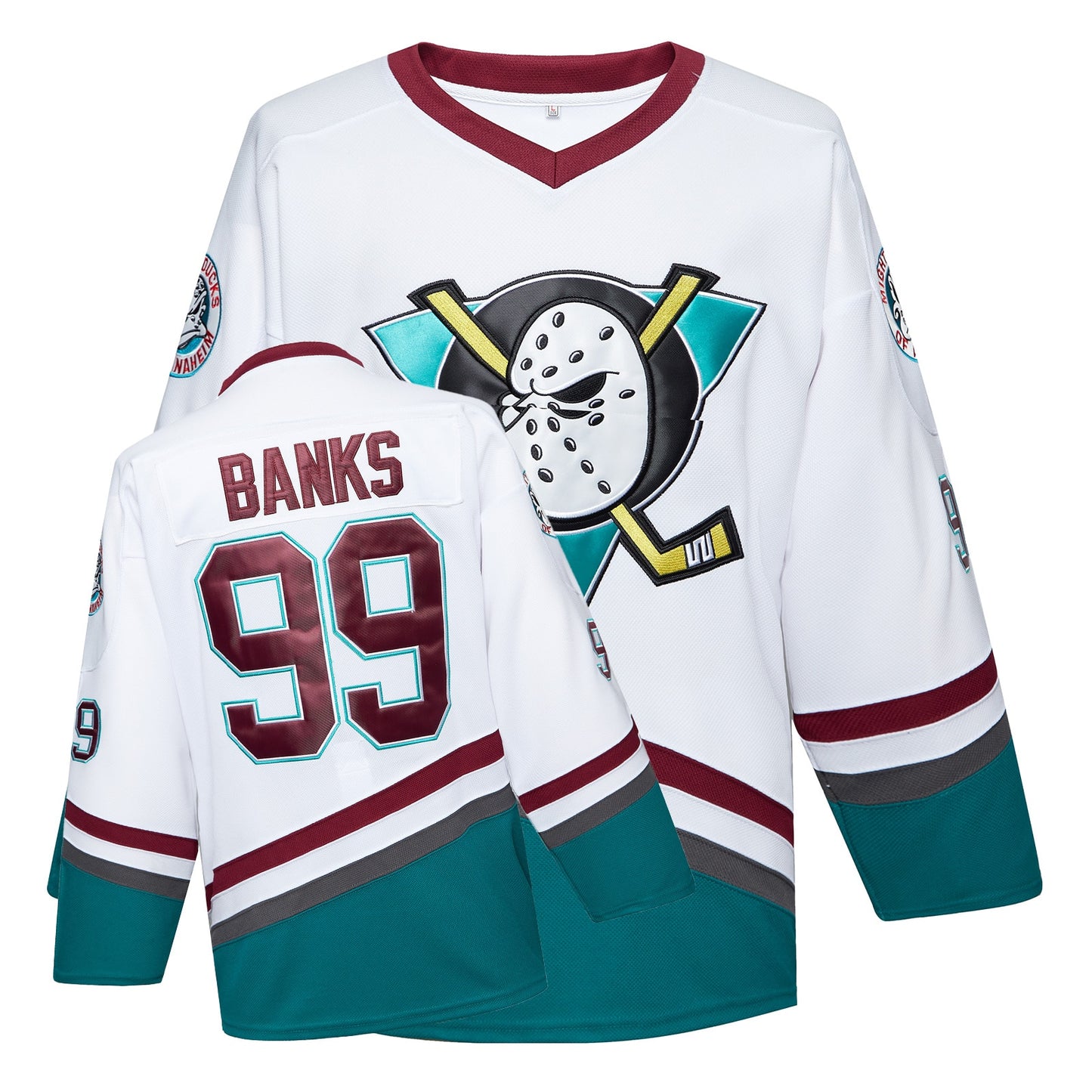 HAN DUCK Embroidery hockey jersey street shirt #96 CONWAY #99 BANKS