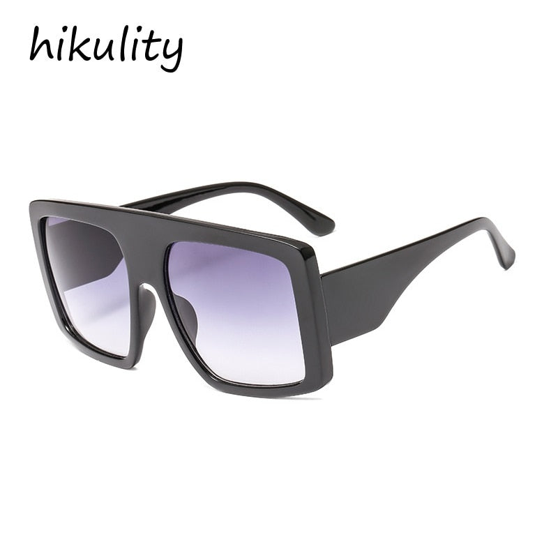wholesale oversize one piece square women sunglasses 2020 new fashion vintage big shield sun glasses men hip hop gradient shades