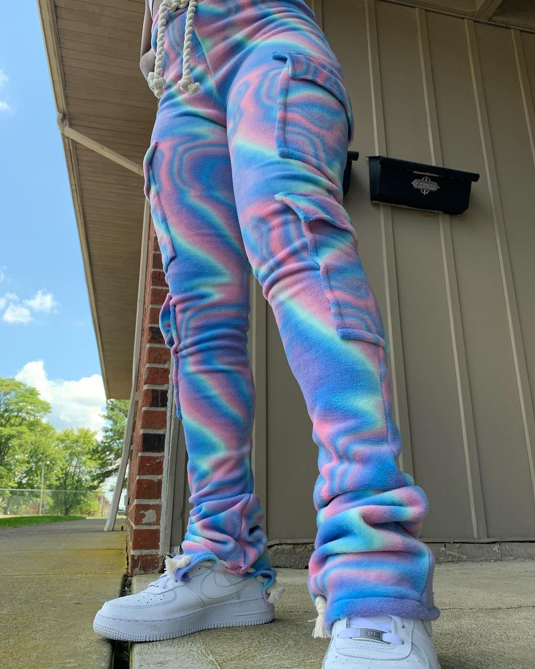 Velvet Stacked Sweatpants Women High Waist Split Ruched Soft Pants Harajuku Joggers Streetwear Goth 2022 New Streetwear Trousers