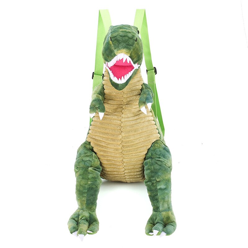 Creative 3D Dinosaur Backpack Cute Animal Cartoon Plush Backpack Dinosaurs Bag for Children Kids Gifts
