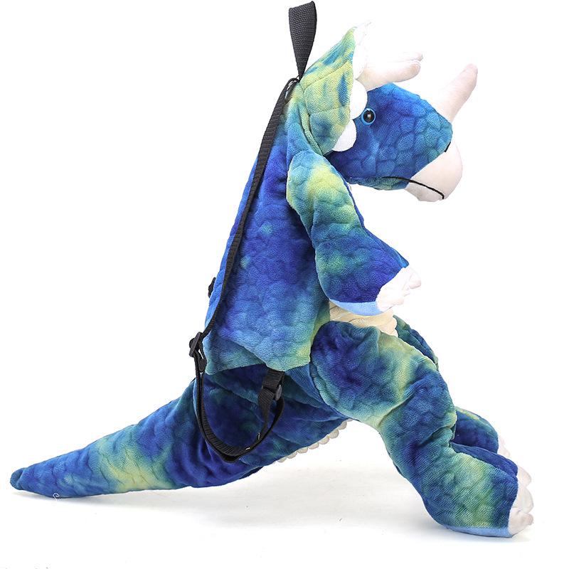 Creative 3D Dinosaur Backpack Cute Animal Cartoon Plush Backpack Dinosaurs Bag for Children Kids Gifts