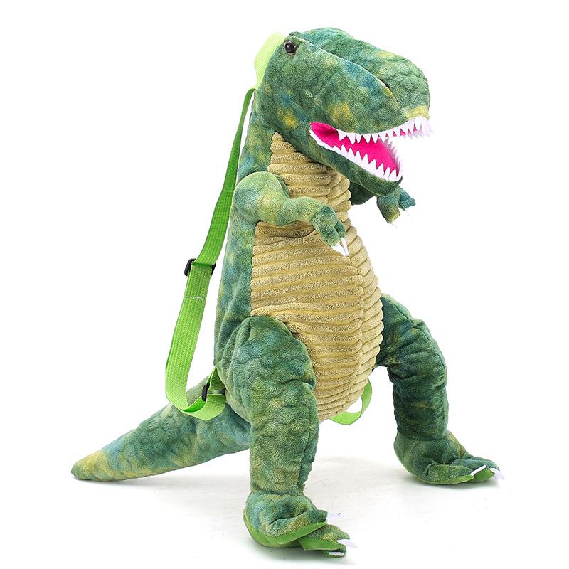 Creative 3D Dinosaur Backpack Cute Animal Cartoon Plush Backpack Dinosaurs Bag for Children Kids Gifts