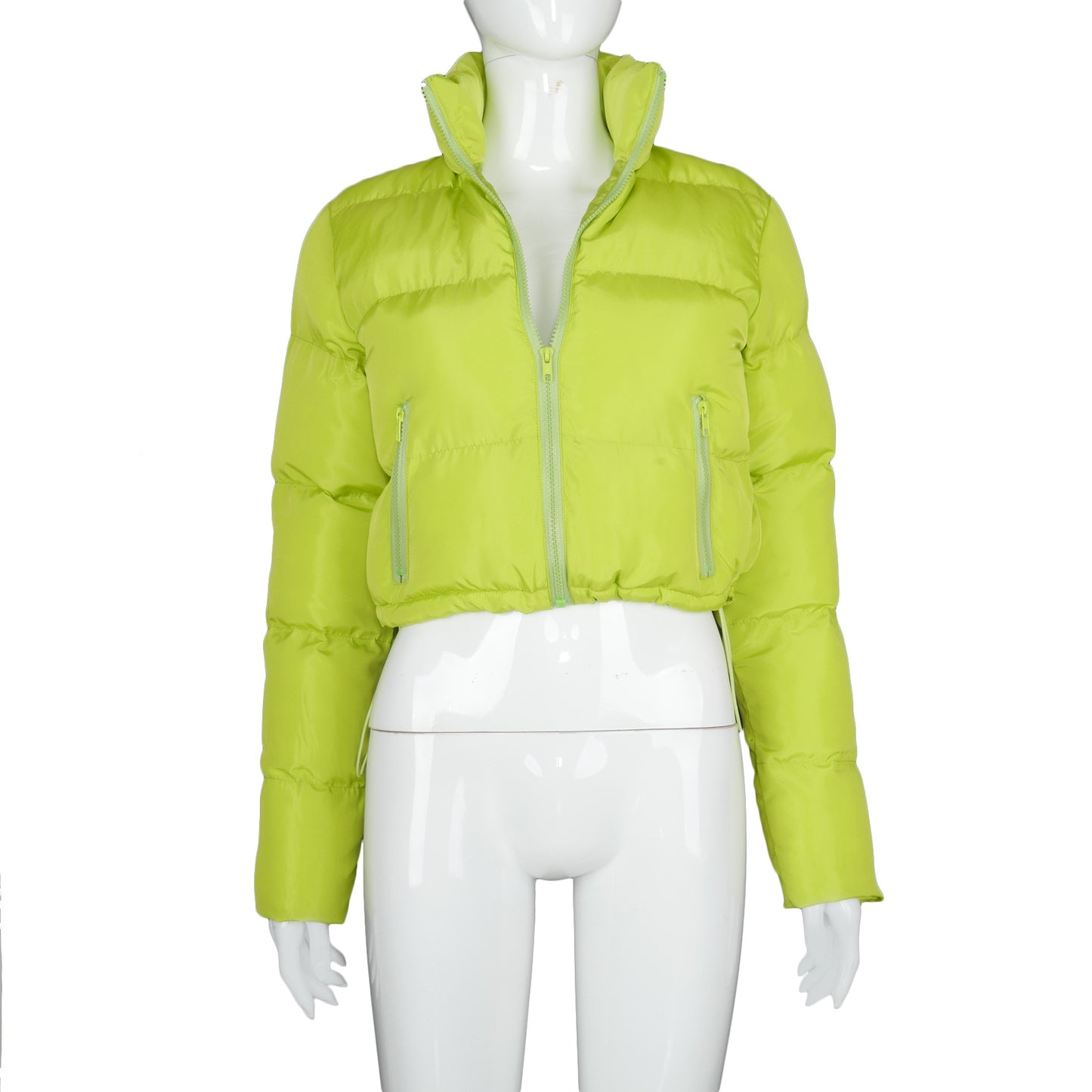 Sisterlinda Popular Neon Loose Jacket Womens Coats Autumn Winter Thick Warm Tops Street Casual Wear Ladies Padded Short Jackets