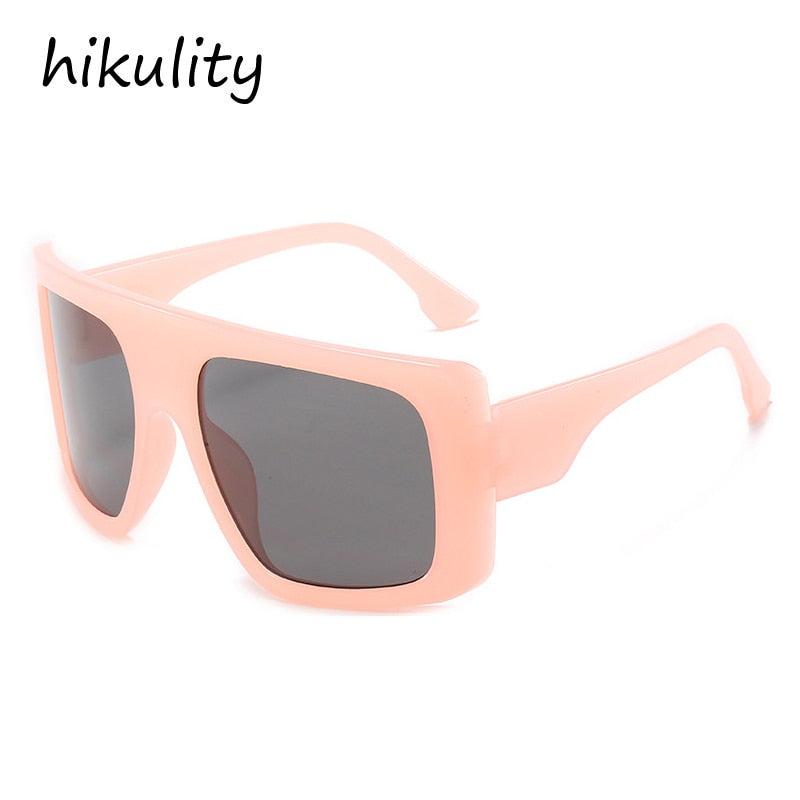 wholesale oversize one piece square women sunglasses 2020 new fashion vintage big shield sun glasses men hip hop gradient shades