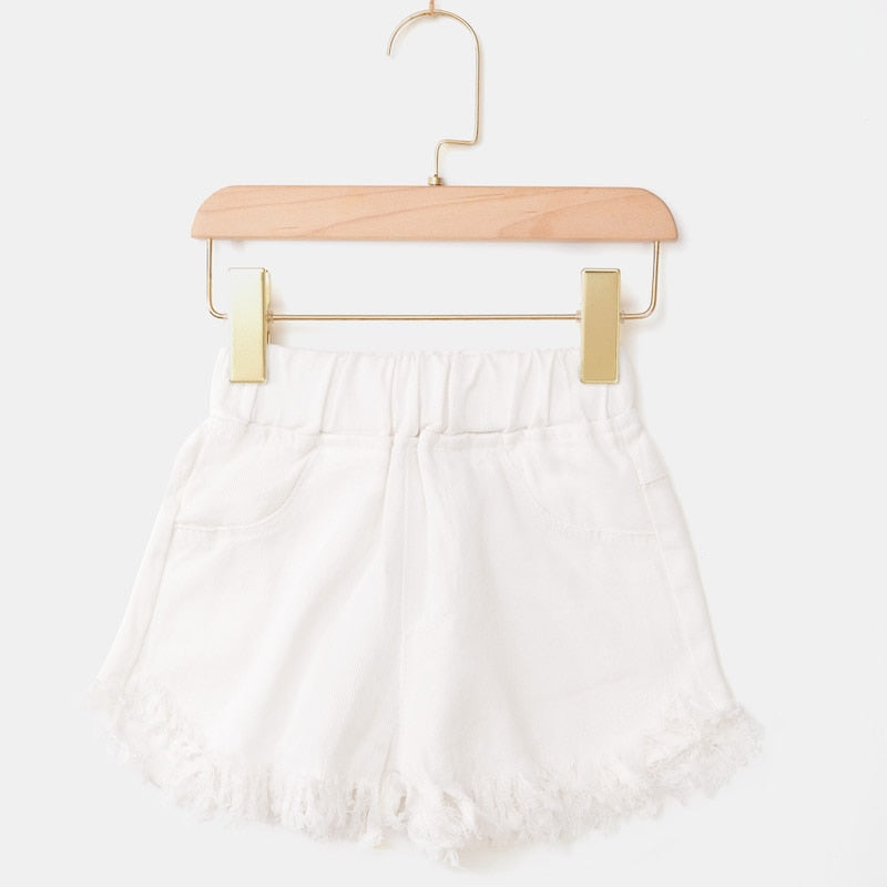 IENENS Kids Baby Girls Summer Denim Clothing Shorts Pants Jeans Clothes Children Girl Casual Short Trousers Infant Bottoms