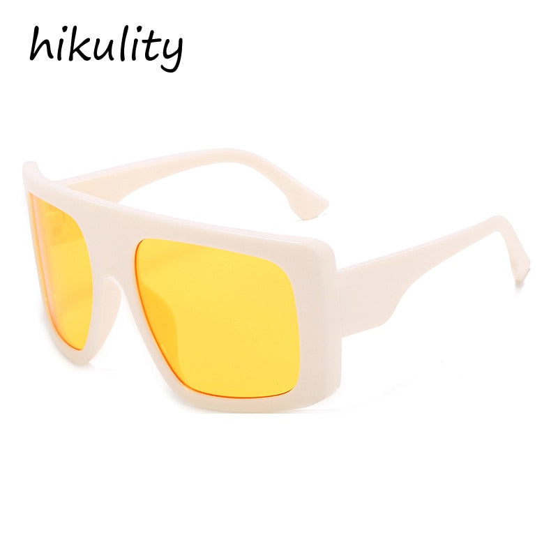 wholesale oversize one piece square women sunglasses 2020 new fashion vintage big shield sun glasses men hip hop gradient shades