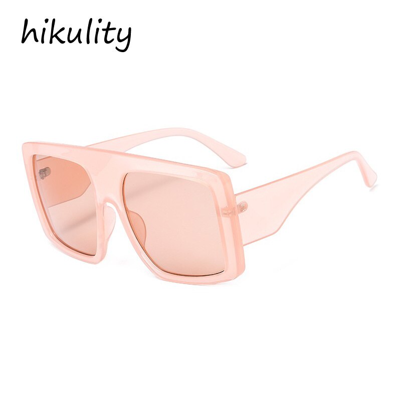 wholesale oversize one piece square women sunglasses 2020 new fashion vintage big shield sun glasses men hip hop gradient shades