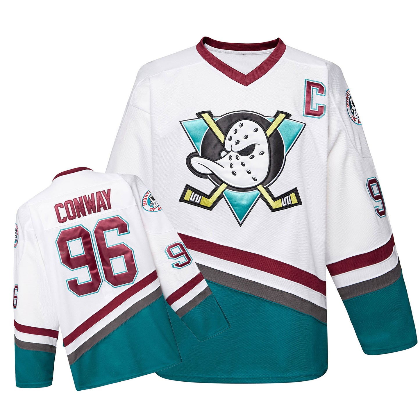 HAN DUCK Embroidery hockey jersey street shirt #96 CONWAY #99 BANKS