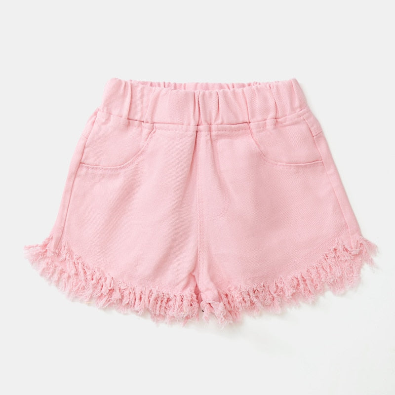 IENENS Kids Baby Girls Summer Denim Clothing Shorts Pants Jeans Clothes Children Girl Casual Short Trousers Infant Bottoms