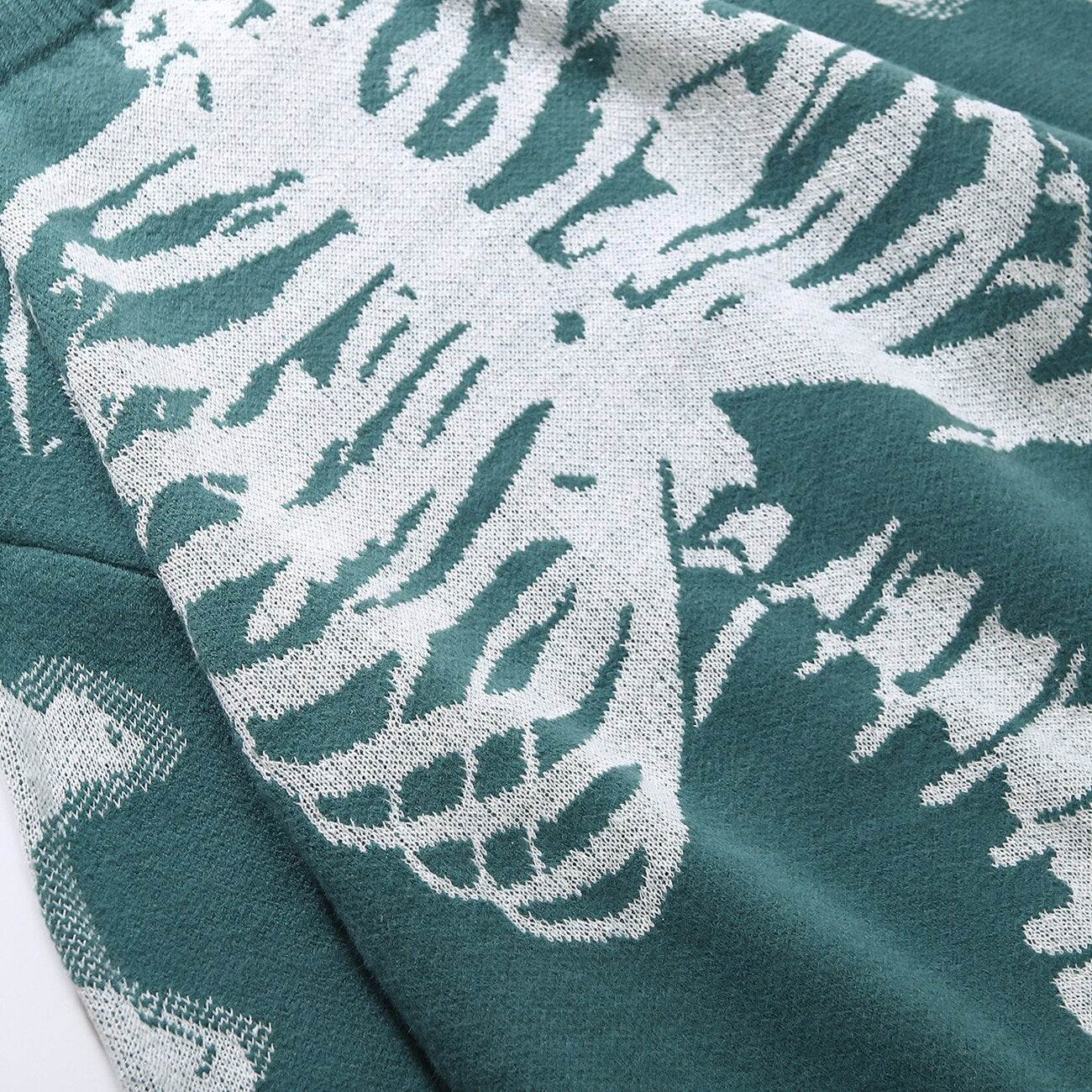 LACIBLE Harajuku Skeleton Bone Knitted Sweater Streetwear Jumpers Autumn Hip Hop Casual Pullover Sweater Men Fashion Loose Tops