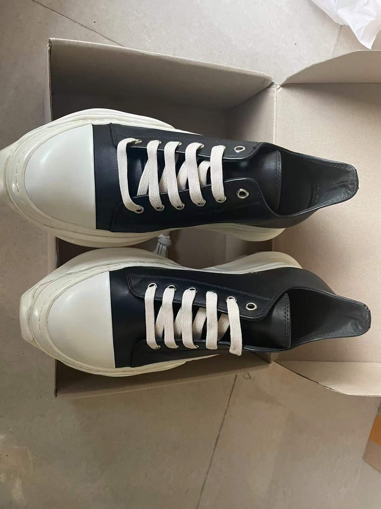 Rick Hip Hop Brand Fashion Thick Bottom Men's Sneakers Owens Men's Casual Shoes Women's Sports Shoes Women's Sneakers Y2k