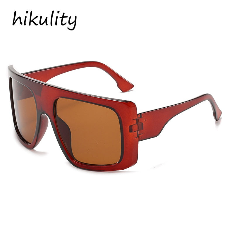 wholesale oversize one piece square women sunglasses 2020 new fashion vintage big shield sun glasses men hip hop gradient shades