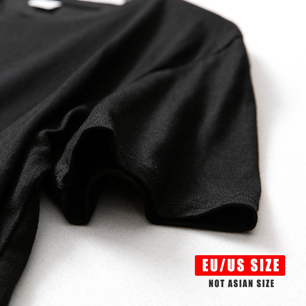 Japanese Style Car T Shirts Back Print Street Wear Original Design EU Size 100% Cotton Tops Tee Homme
