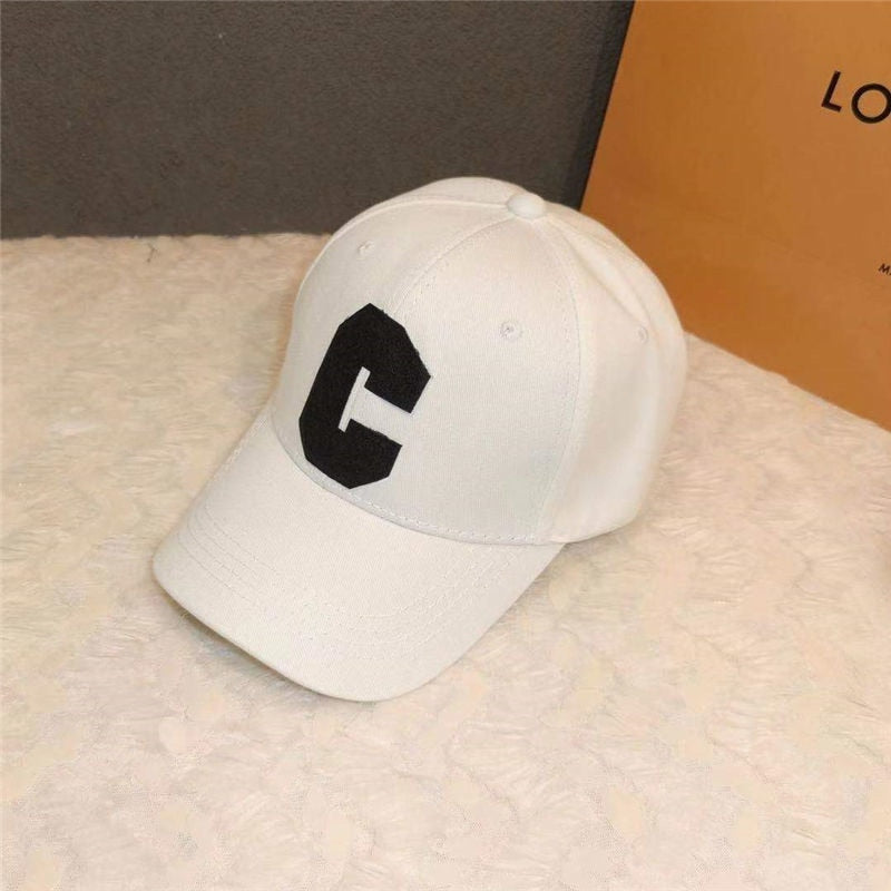 Baseball Cap Hip Hop Street Solid C Letter Adjustable Hat For Men Blue White Trucker Caps Outdoor Sport Dancer Hat