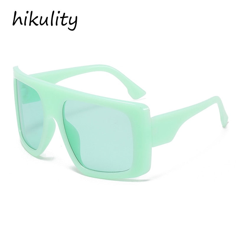 wholesale oversize one piece square women sunglasses 2020 new fashion vintage big shield sun glasses men hip hop gradient shades