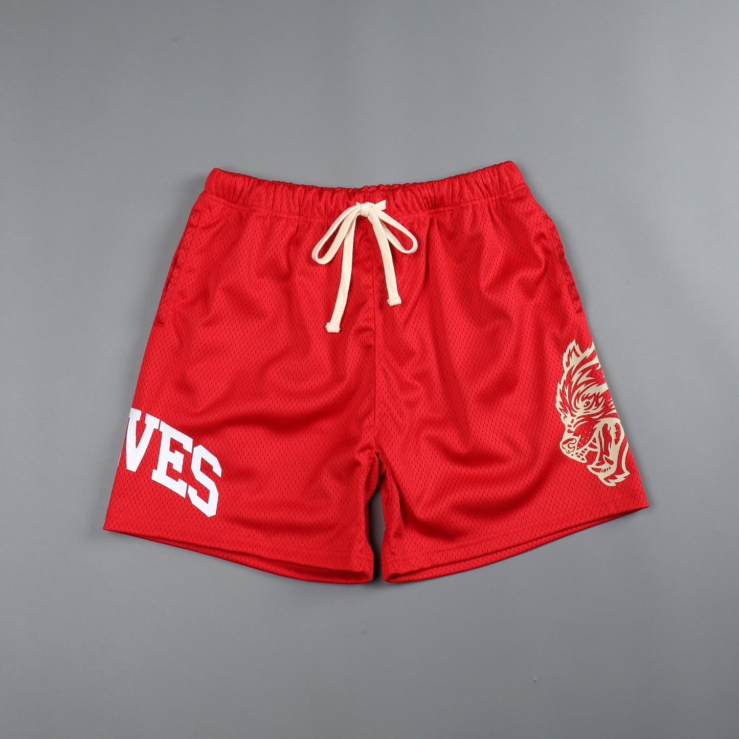 2023 New Street Fashion Men's Summer Mesh Breathable Shorts Casual Style Fitness Jogging Workout Men's Gym Green Sports Shorts
