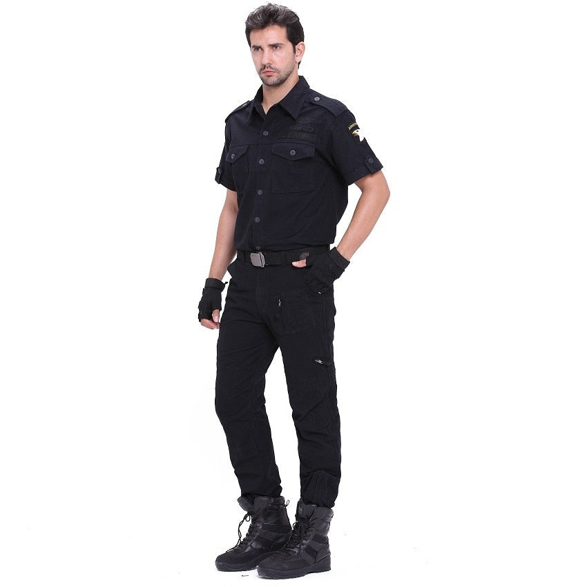 2022 Men's Cargo Pant Cotton Army Military Tactical Pant Men Vintage Camo Green Work Many Pocket Cotton Camouflage Black Trouser