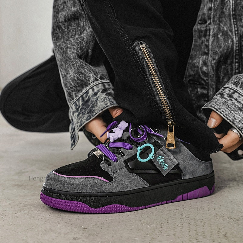 Women Shoes Men Hip Hop Retro Punk Y2K Skateboard Shoes Fashion Sneakers Student Couples Outdoor Sports Casual Shoes for Women