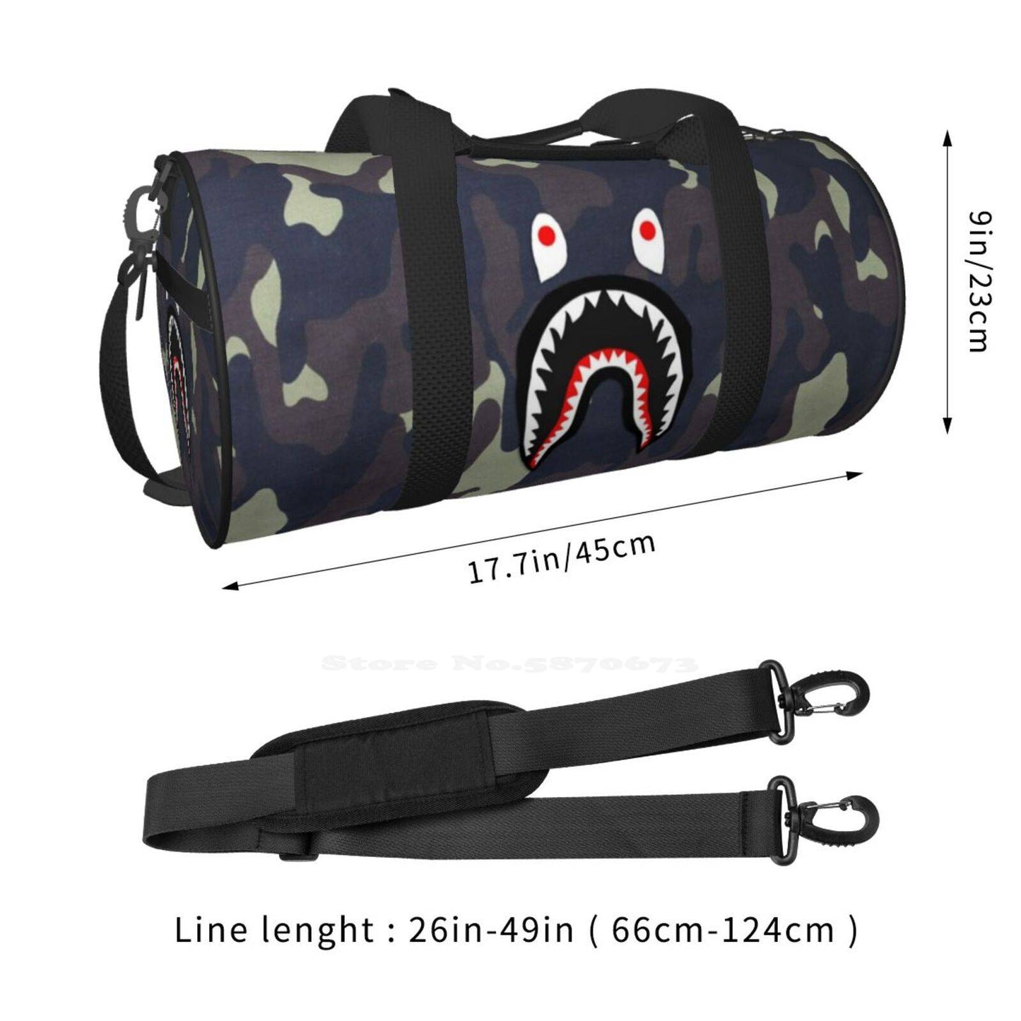 Bape Large-Capacity Shoulder Bag For Shopping Storage Outdoor Hypebeast Streetwear Sneakerhead Sneakers Fashion Highsnobiety