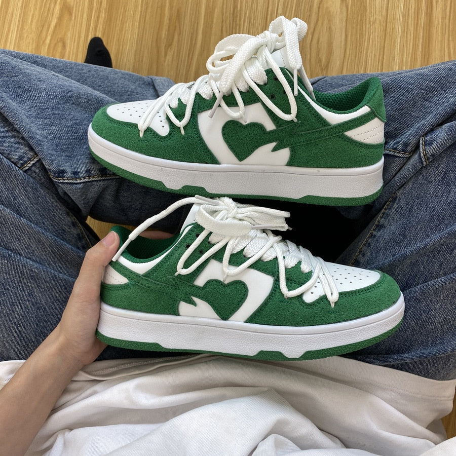 Y2K shoes Women Shoes Sneakers Japanese Female Student Classic Designer high top Round Head Platform Men Women Vulcanized Shoes