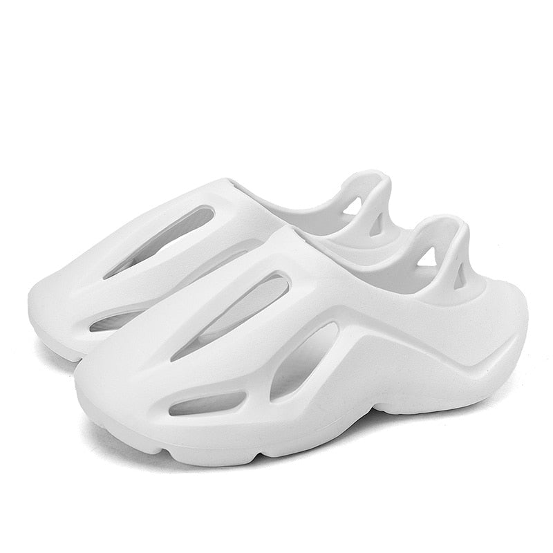 Sommer Männer Frauen Hausschuhe Camouflage Plattform Outdoor Clogs Schuh Strand Sandalen Männliche Weiche EVA Indoor Hause Rutschen Liebhaber Flip-Flops