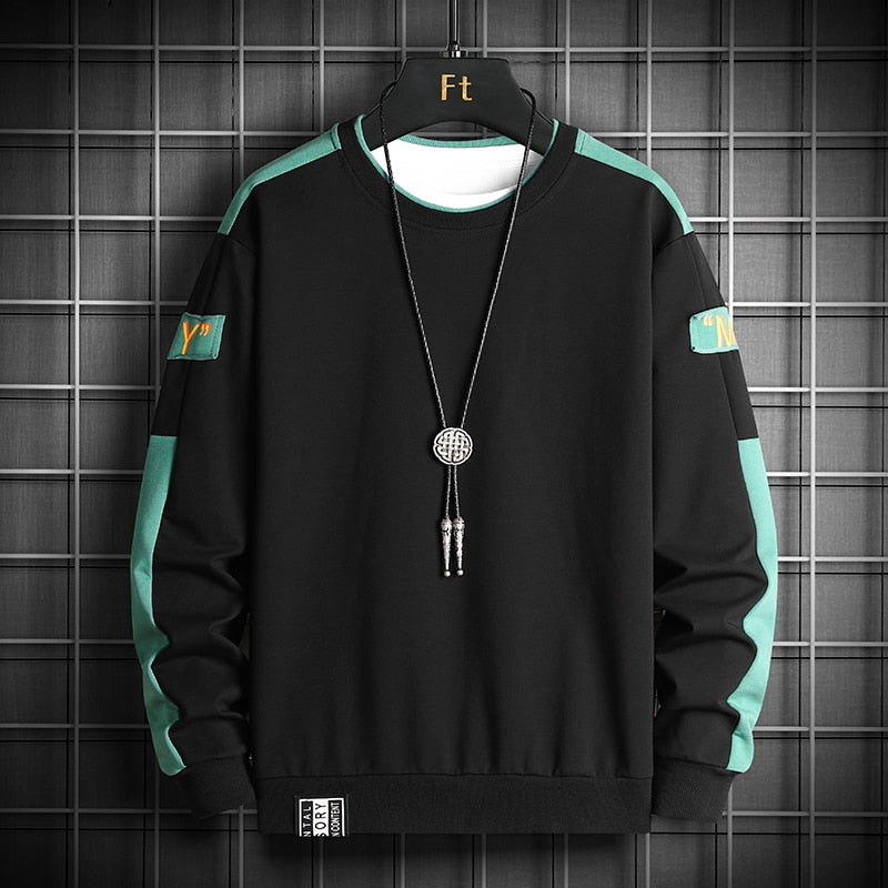Modemarke Hip Hop Männer Hoodies Herbst Herren Sweatshirts neue lässige feste Pullover Street Wear Kleidung Herren Harajuku Tops