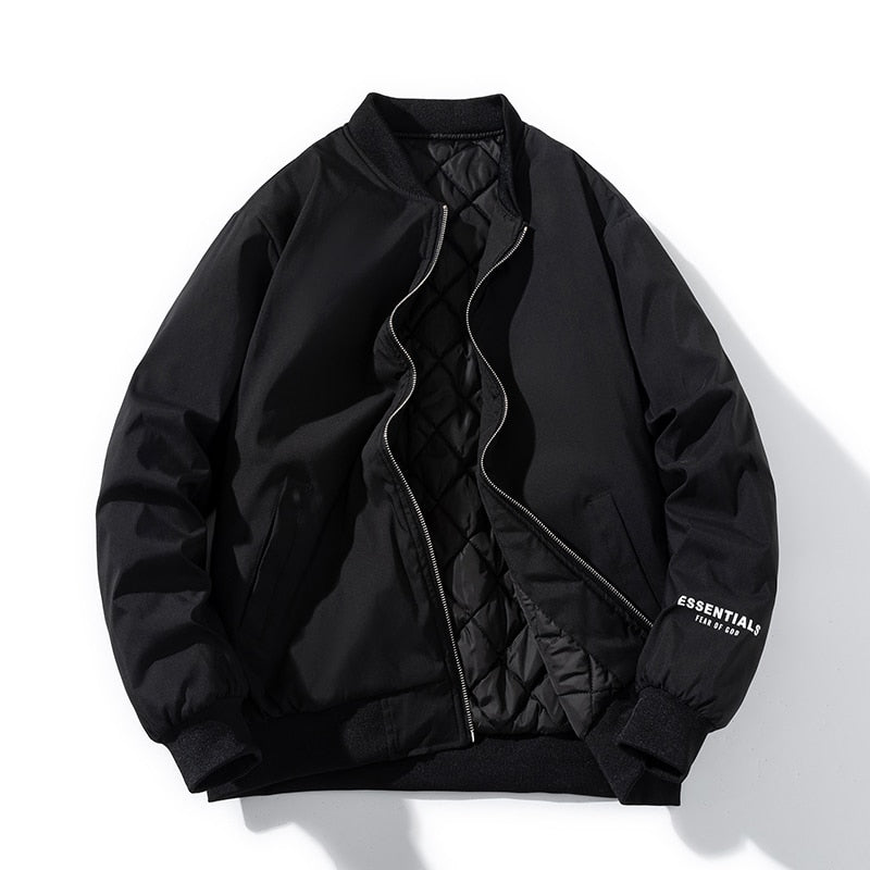 Mens fashion clothing trends bomber jacket couple clothes Autumn And Winter windbreaker  Varsity Outerwear &amp; Coats korean style