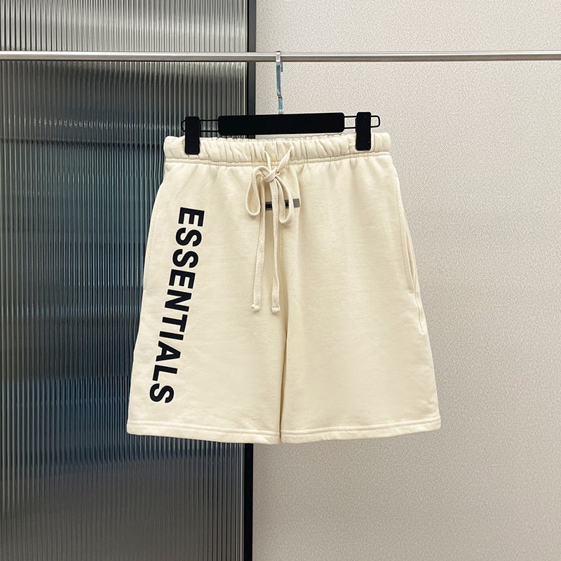 Essentials Oversized Men's Summer Shorts Women High Street Loose Basketball Casual Pants Hip Hop Streetwear Running Shorts