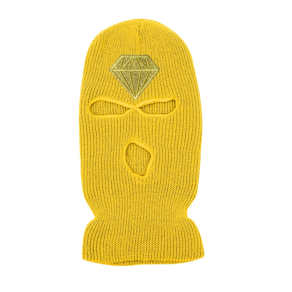 Diamond Glitter Printed 3 Hole Full Face Cap Embroidery Letter Ski Beanies Design Keep Warm Headgear Mask Tactical Balaclava Hat
