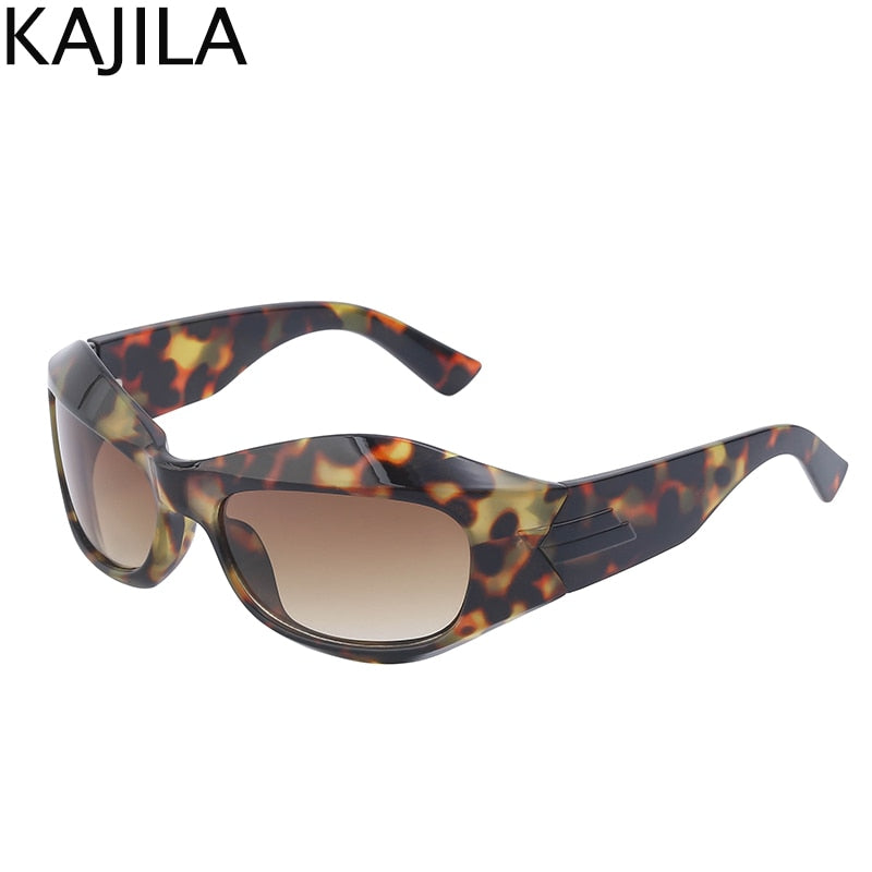 Cyberpunk Y2K Sunglasses Women Men Sports Square Sun Glasses Ladies 2022 Luxury Brand Punk Gold Sliver Eyewear Shades UV400