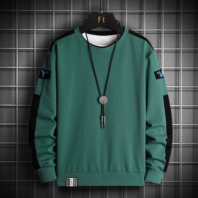 Modemarke Hip Hop Männer Hoodies Herbst Herren Sweatshirts neue lässige feste Pullover Street Wear Kleidung Herren Harajuku Tops