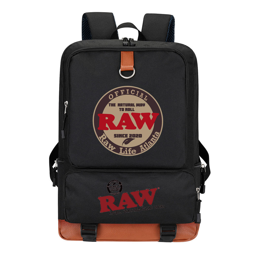 Waterproof Cookie Backwoods RAW Laptop Travel Business School Oxford Backpack Shoulder Book Bag