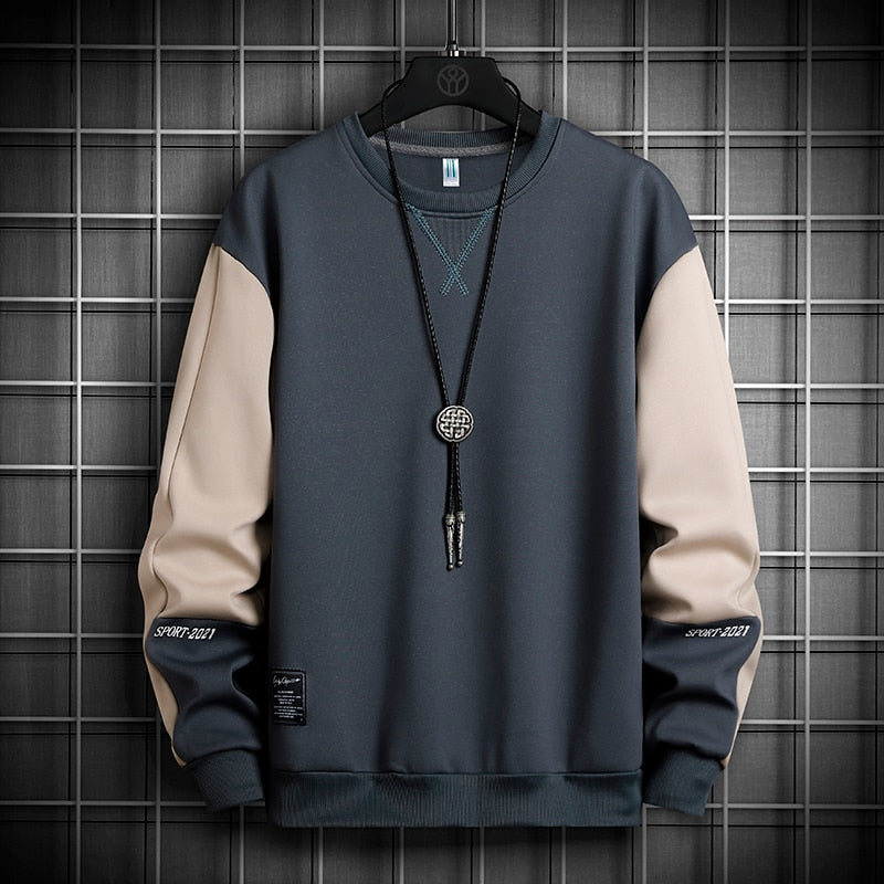 Modemarke Hip Hop Männer Hoodies Herbst Herren Sweatshirts neue lässige feste Pullover Street Wear Kleidung Herren Harajuku Tops