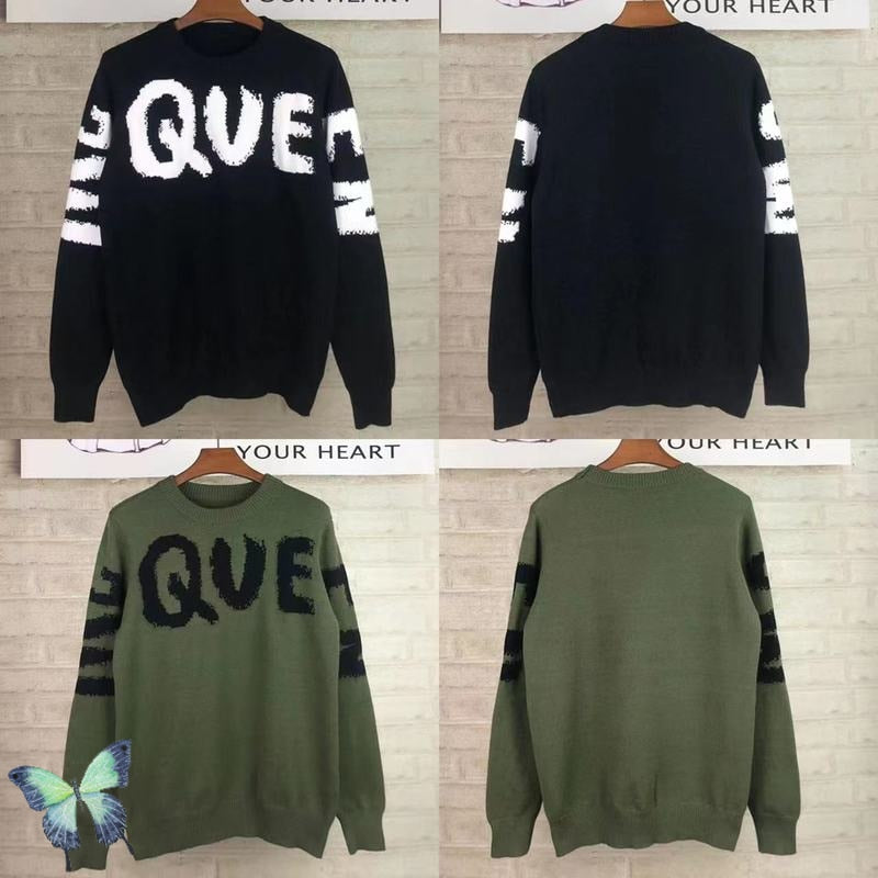 2023 Fall Winter Men Women Couple High Quality Knitting McQueen Sweater