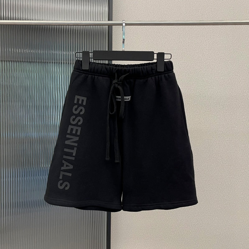 Essentials Oversized Men's Summer Shorts Women High Street Loose Basketball Casual Pants Hip Hop Streetwear Running Shorts