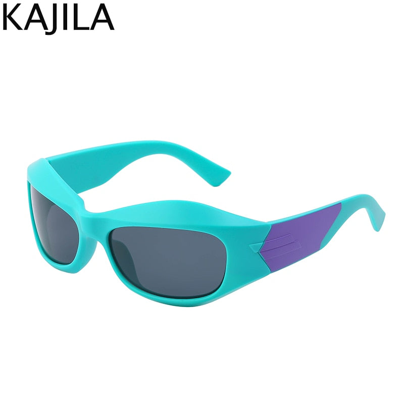 Cyberpunk Y2K Sunglasses Women Men Sports Square Sun Glasses Ladies 2022 Luxury Brand Punk Gold Sliver Eyewear Shades UV400