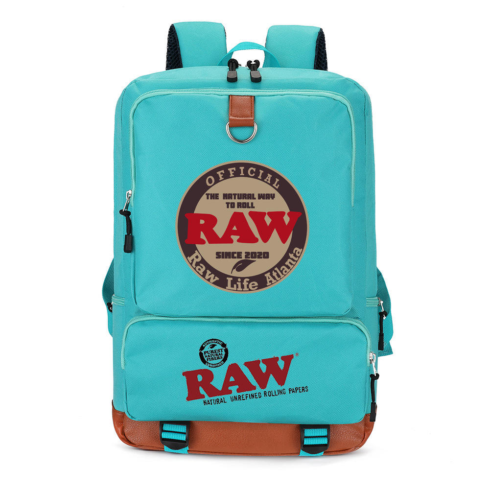 Waterproof Cookie Backwoods RAW Laptop Travel Business School Oxford Backpack Shoulder Book Bag