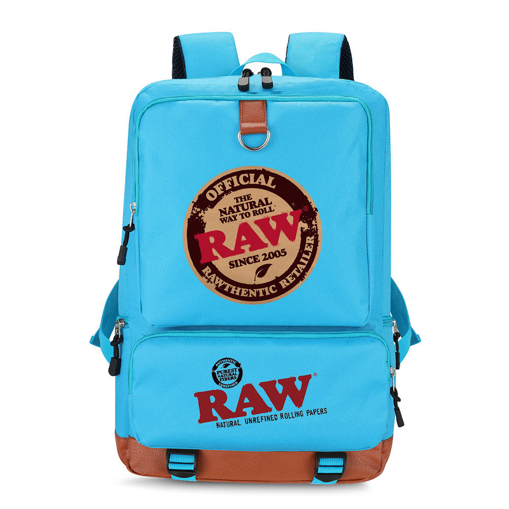 Waterproof Cookie Backwoods RAW Laptop Travel Business School Oxford Backpack Shoulder Book Bag