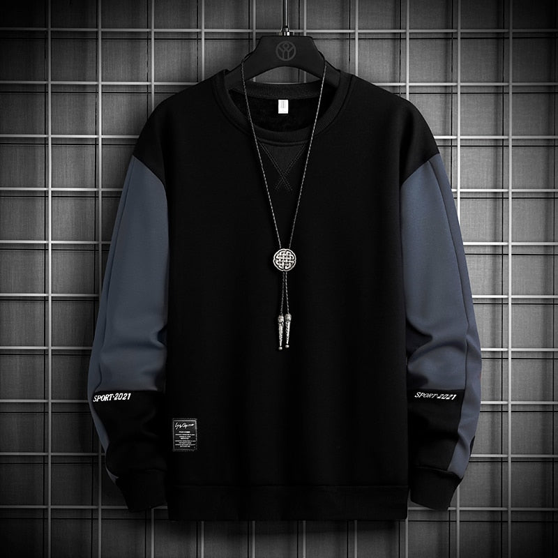 Modemarke Hip Hop Männer Hoodies Herbst Herren Sweatshirts neue lässige feste Pullover Street Wear Kleidung Herren Harajuku Tops