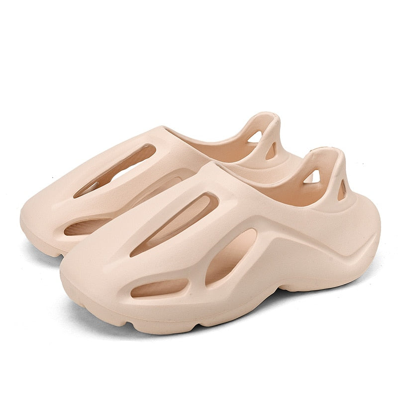 Sommer Männer Frauen Hausschuhe Camouflage Plattform Outdoor Clogs Schuh Strand Sandalen Männliche Weiche EVA Indoor Hause Rutschen Liebhaber Flip-Flops